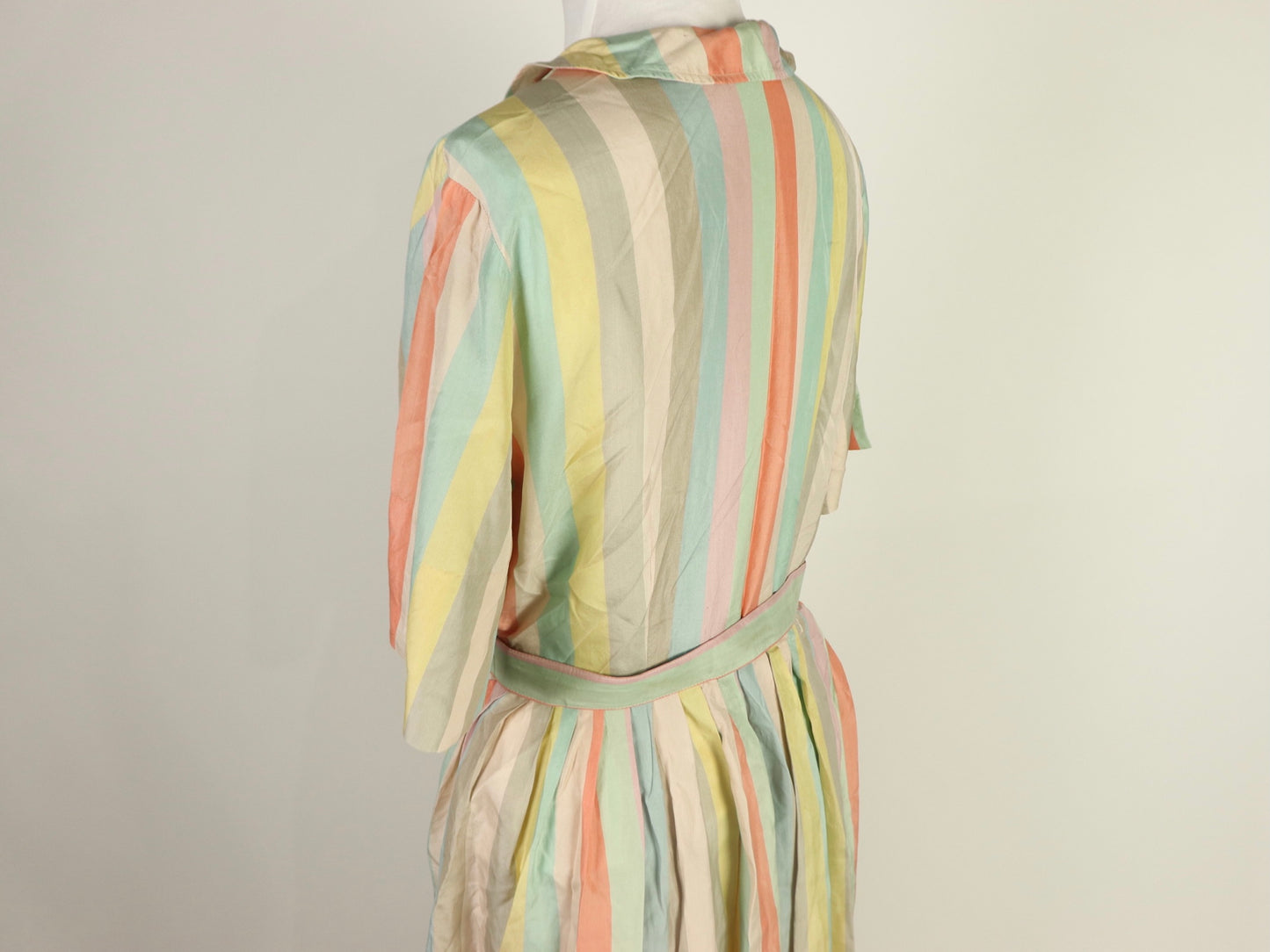 Silk Button Down Dress, Hope Reed, 1950s Vintage