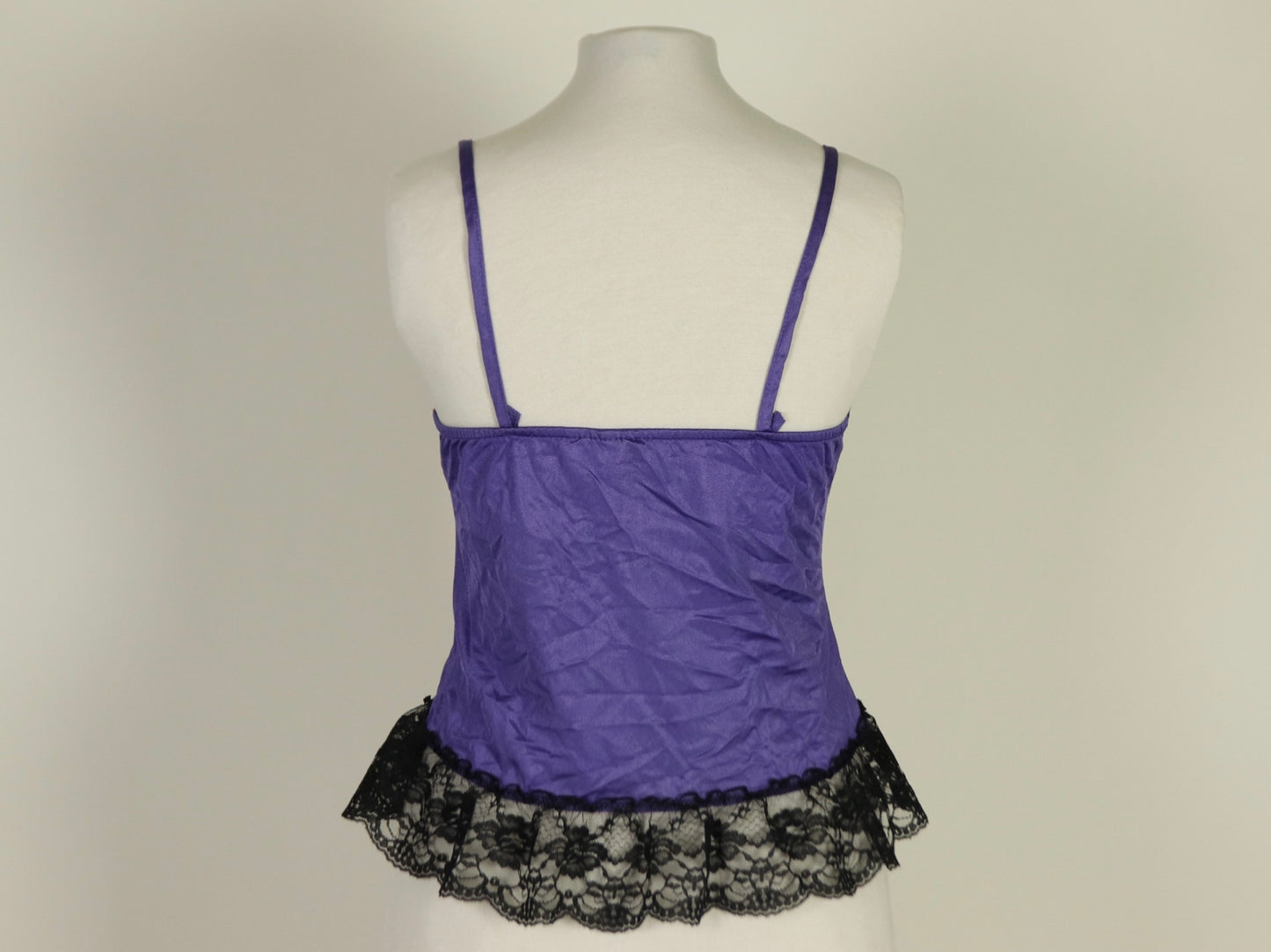 Purple Lace Lingerie Top, 1990s Vintage