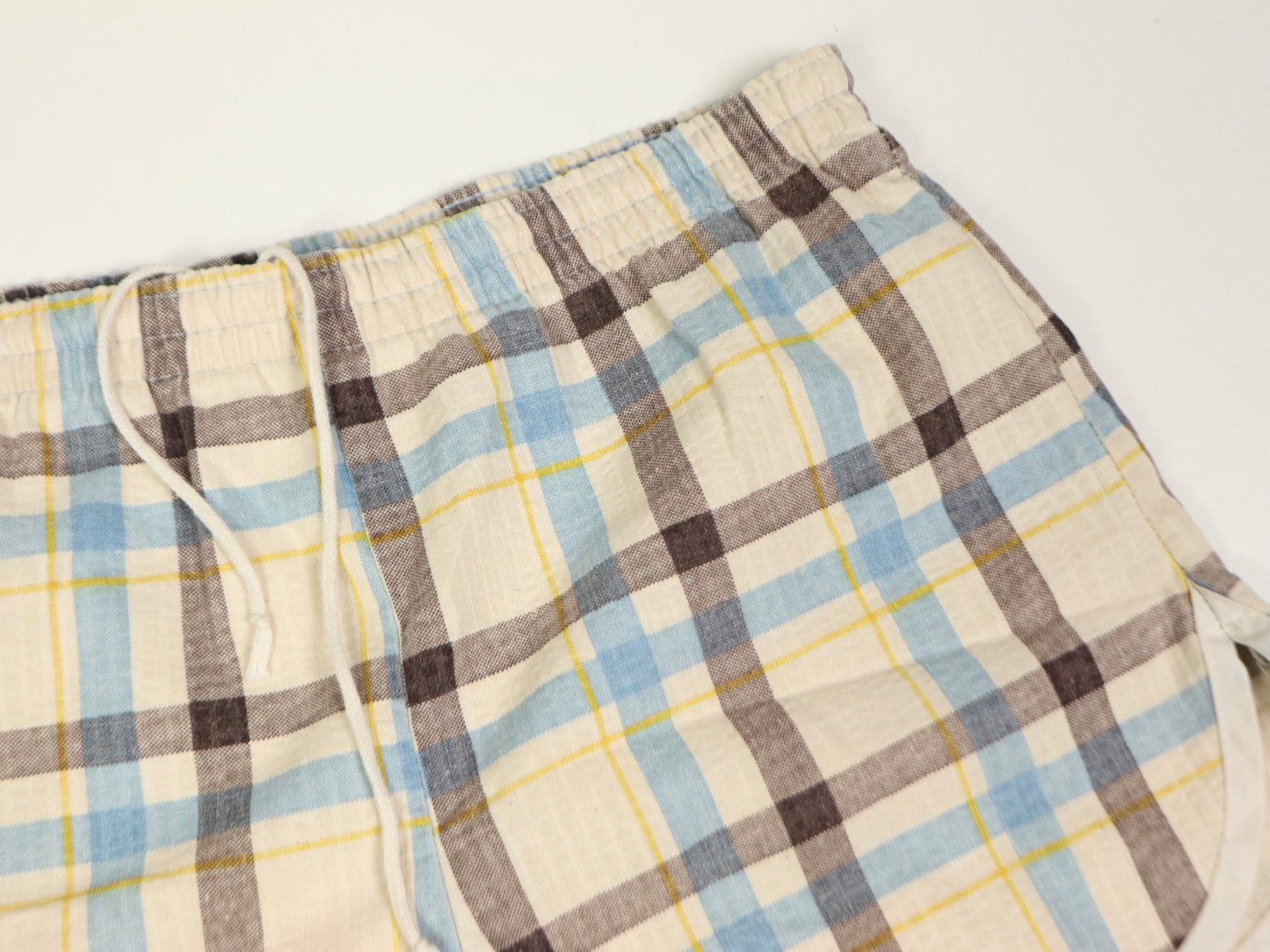 Plaid Dolphin Shorts, 1970s vintage