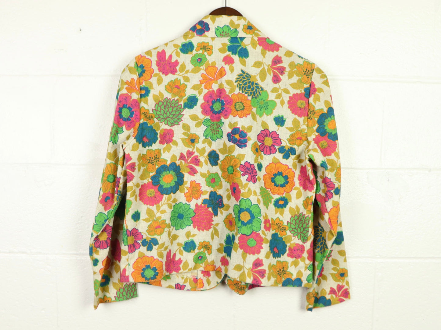 Floral Blazer Jacket, Beeline Fashions, 1960s Vintage