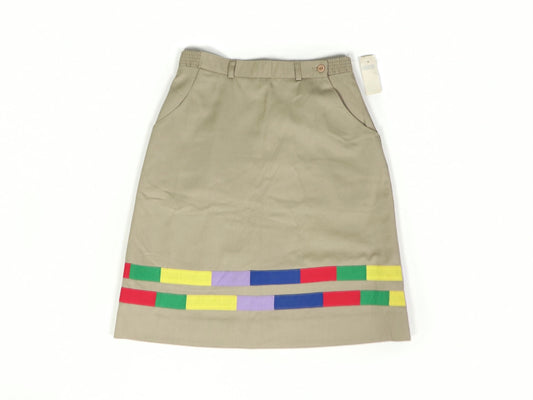 Color block Skirt, 1980s Vintage