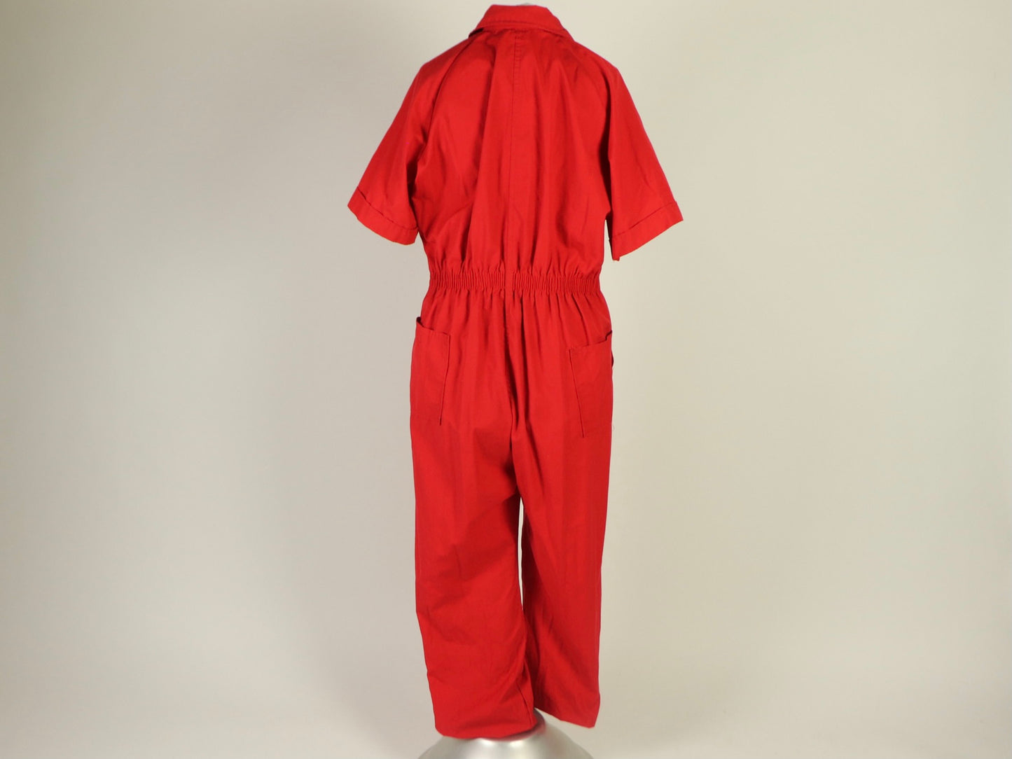 Red jumpsuit, Montgomery Ward, 1970s vintage