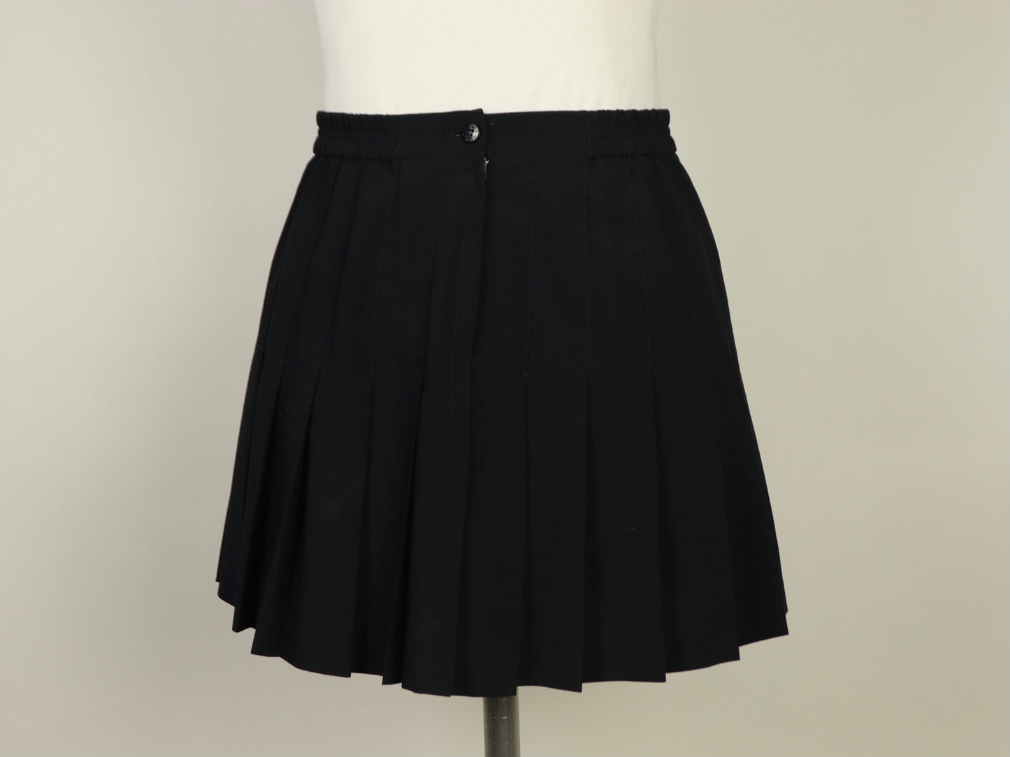 Black Pleated Tennis Skirt, Tail Tech, 1980s Vintage