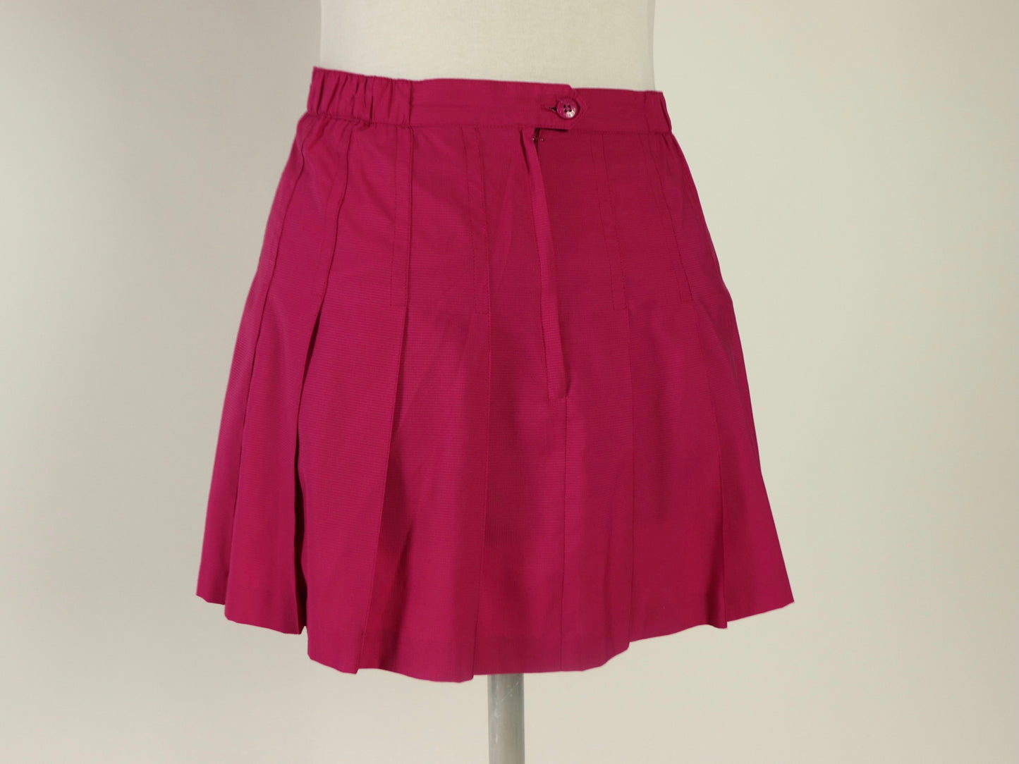 Pink Pleated Tennis Skirt, Kaelin, 1980s Vintage