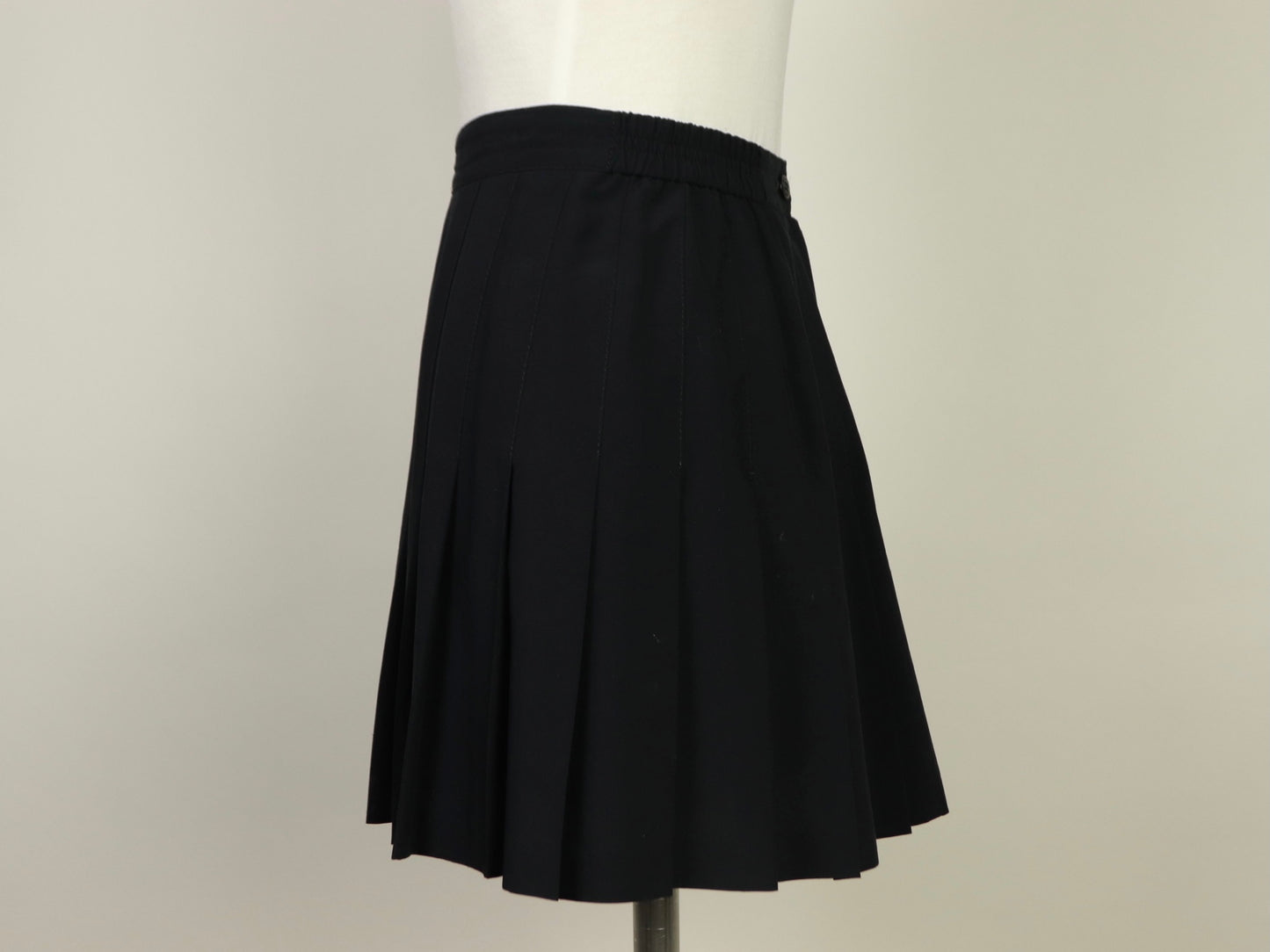 Black Pleated Tennis Skirt, Tail Tech, 1980s Vintage