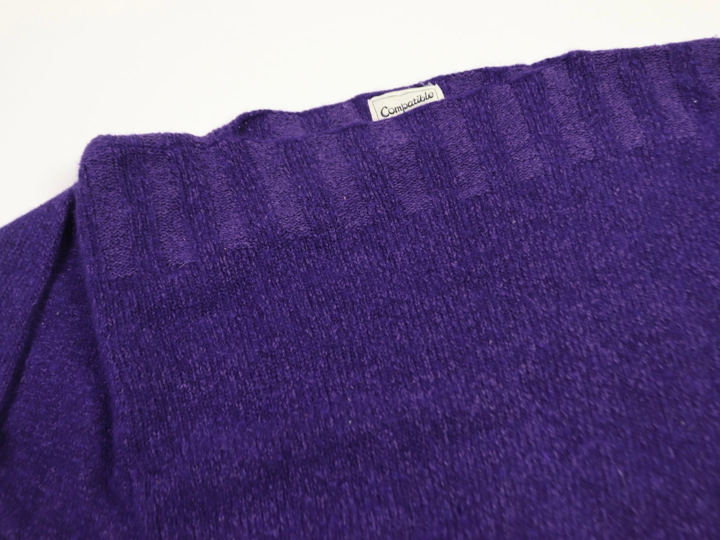 Purple lightweight sweater, Compatible, 1980s vintage