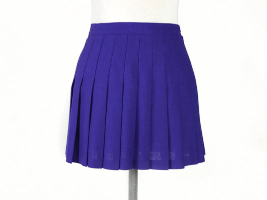 Purple Pleated Tennis Skirt, Hanasport, 1980s Vintage