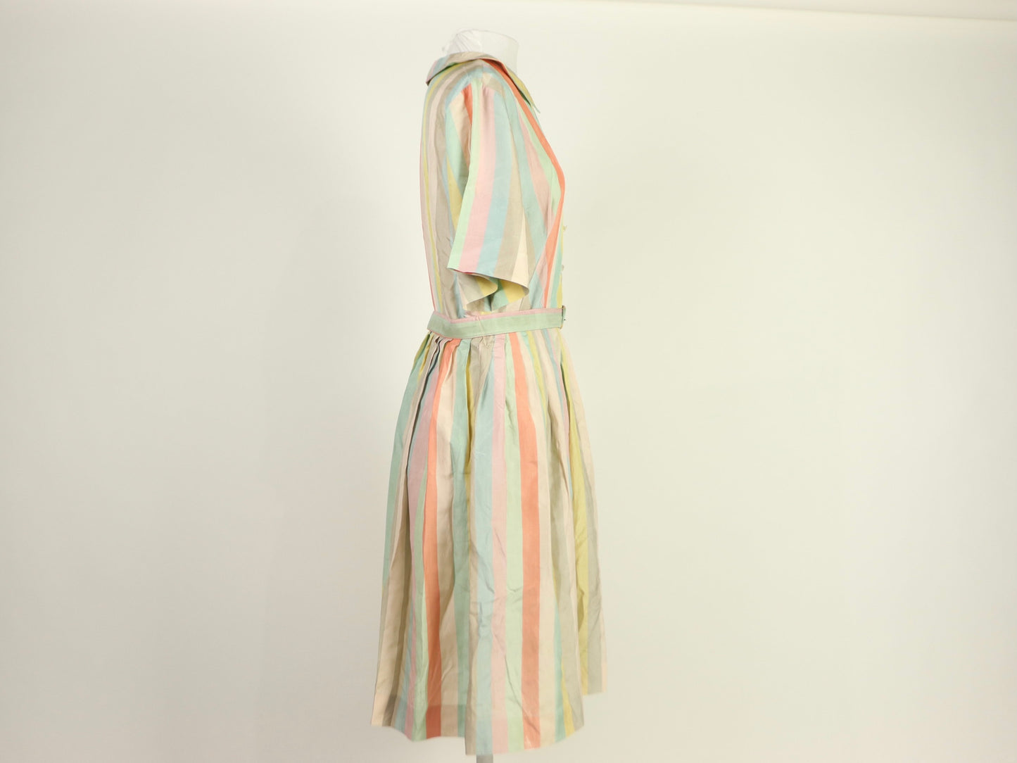 Silk Button Down Dress, Hope Reed, 1950s Vintage