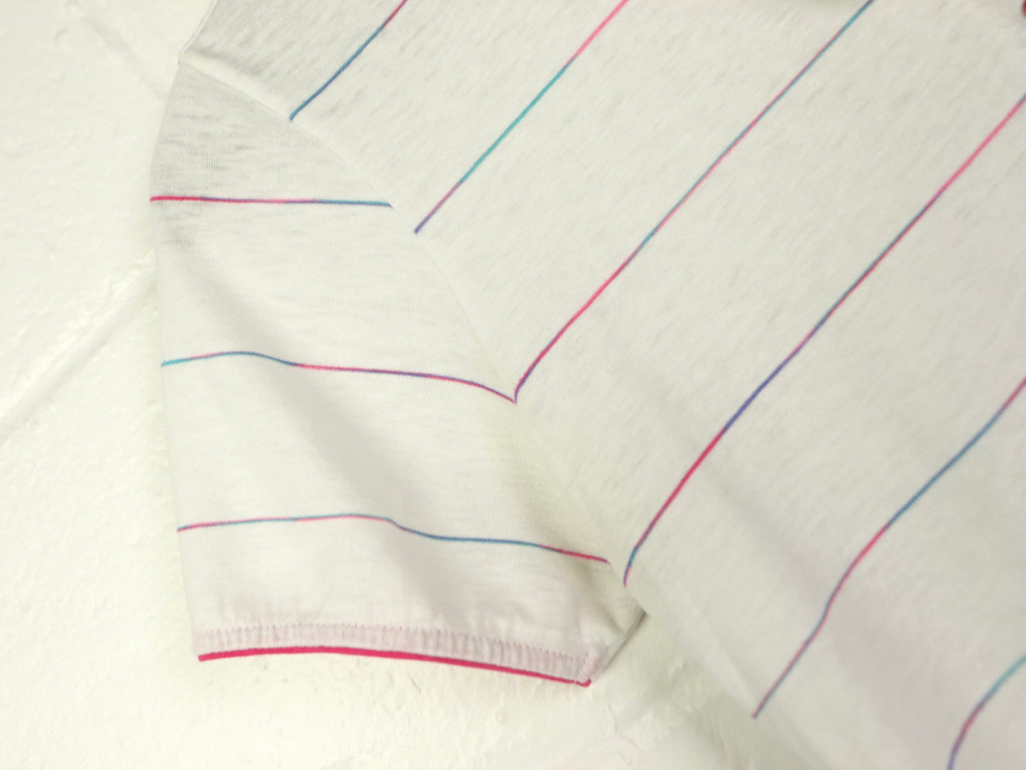 Pastel Tennis Shirt, TAIL, 1980s Vintage