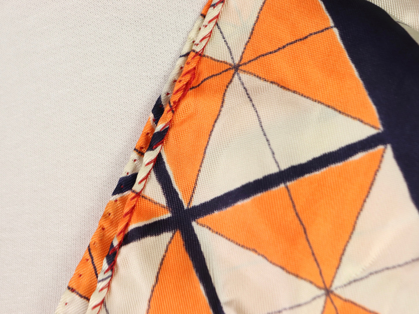 Geometric Neck Scarf, 1970s vintage