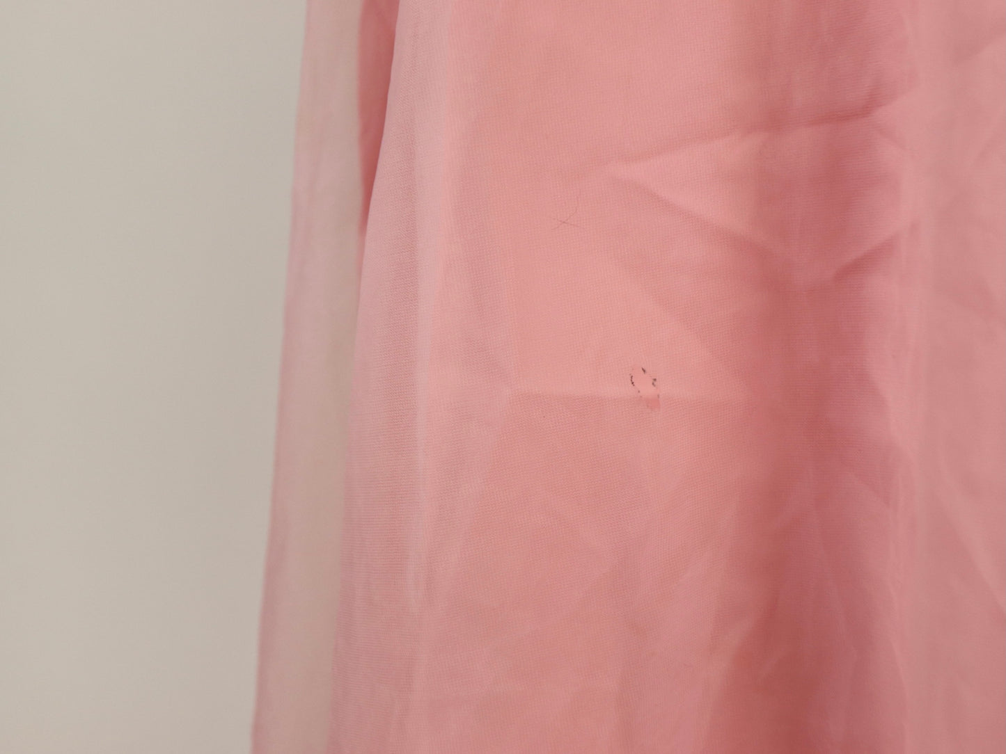 Pink Chiffon Prom Dress, 1950s Vintage