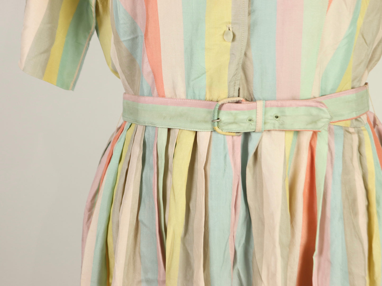 Silk Button Down Dress, Hope Reed, 1950s Vintage