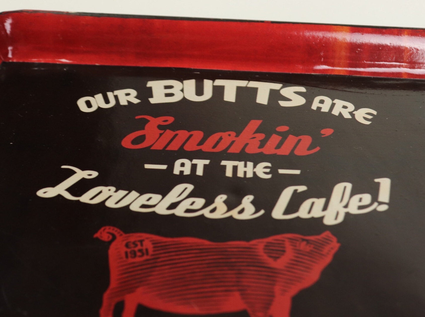 Nashville Tennessee loveless cafe tray