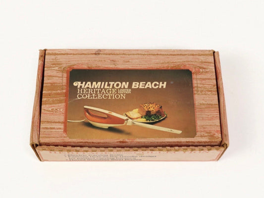 Hamilton Beach Scovill switchable electric knife, orange, Limited Edition Heritage Collection Model 279