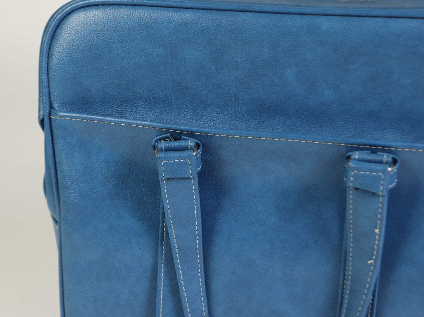 Blue samsonite luggage bag, 1970s vintage