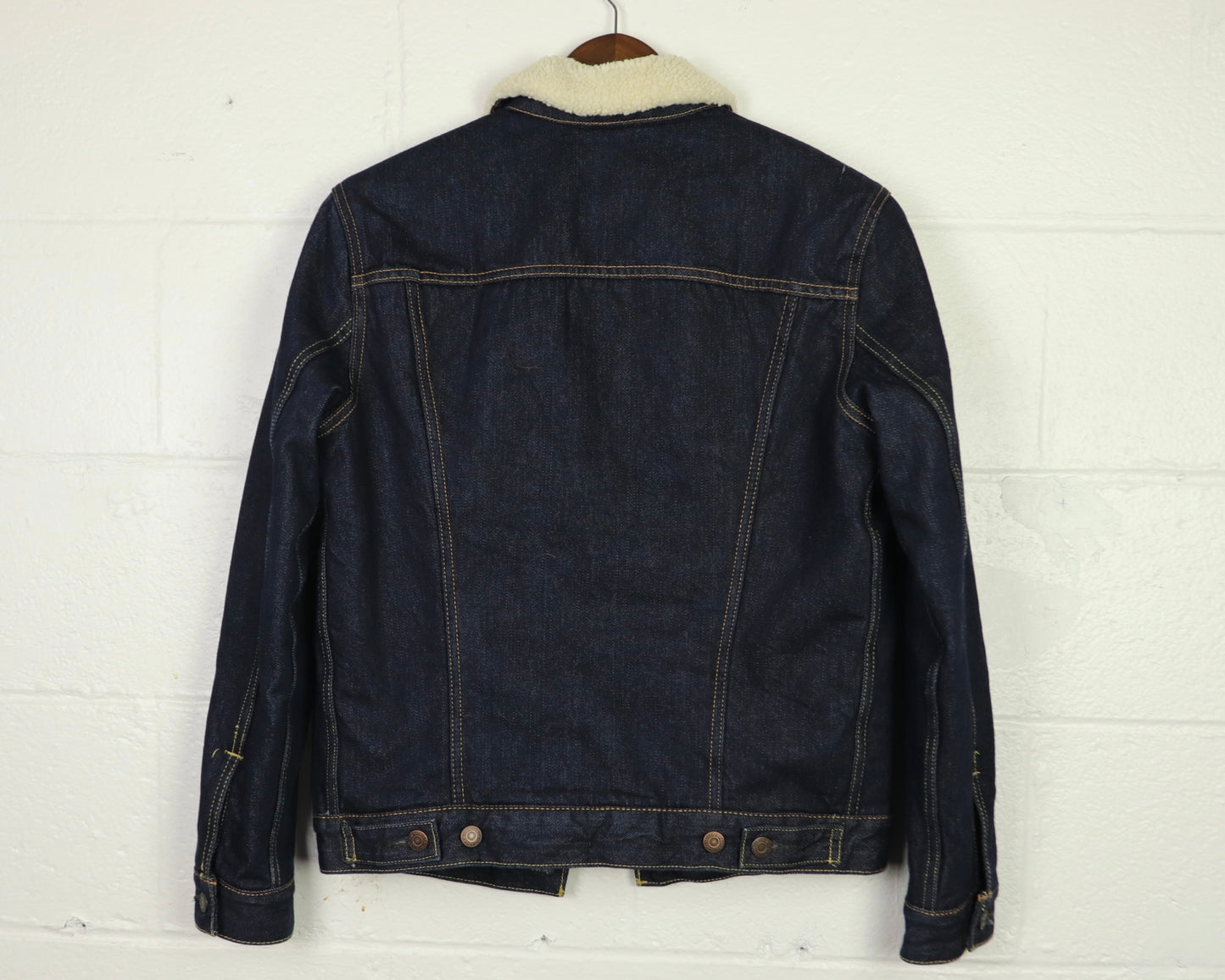 Dark wash denim Levi’s jacket